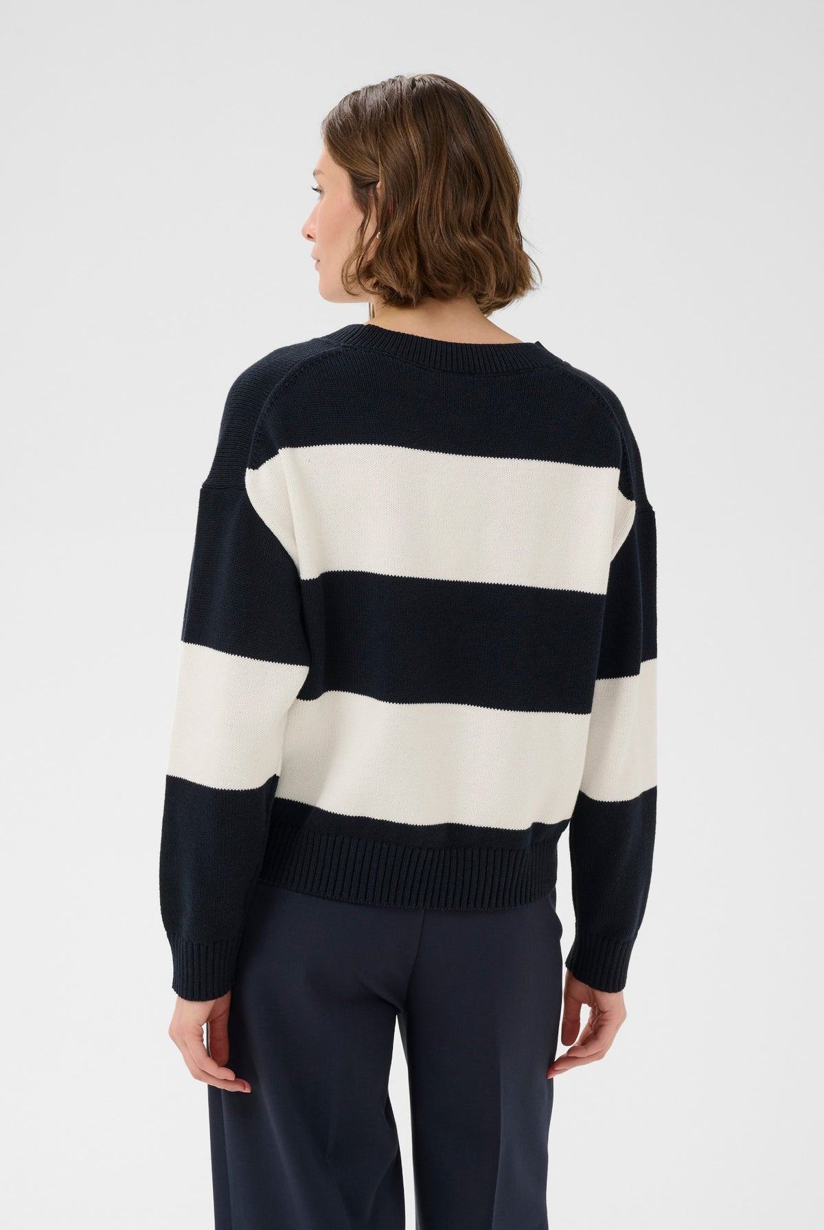 BismilPW Pullover Dark Navy Tofu Stripe - 305473 - 30310924