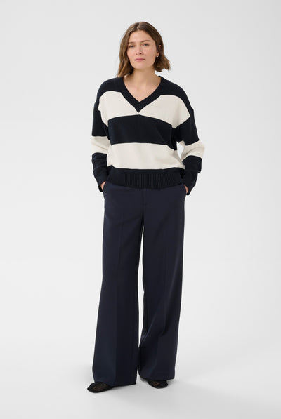 BismilPW Pullover Dark Navy Tofu Stripe - 305473 - 30310924 Thumbnail