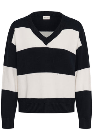 BismilPW Pullover Dark Navy Tofu Stripe - 305473 - 30310924