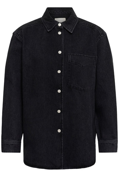 CorneliePW Jacket Washed Black Denim - 300148 - 30311012 Thumbnail