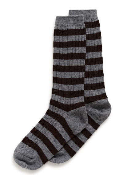 DorinPW Socks Grey Stripe - 305309 - 30311025 Thumbnail
