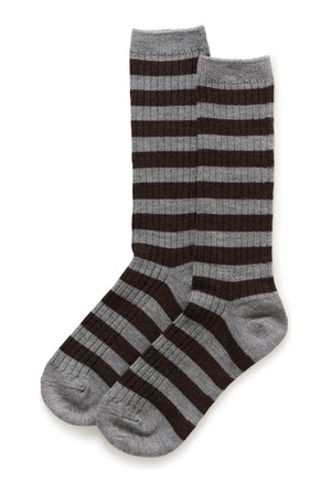 DorinPW Socks Grey Stripe - 305309 - 30311025