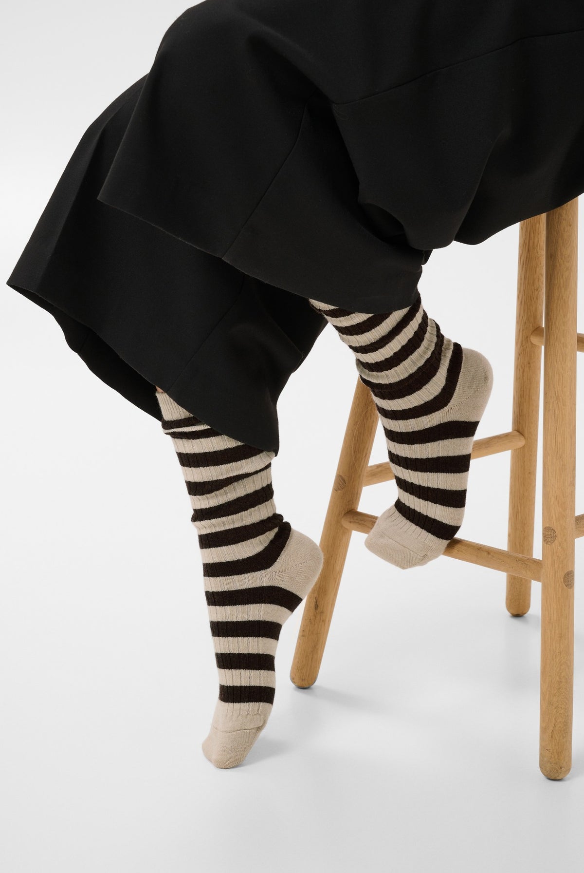 DorinPW Socks Brown Stripe - 305310 - 30311025