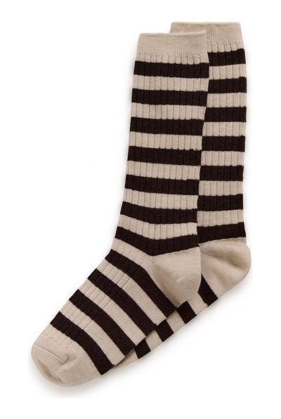DorinPW Socks Brown Stripe - 305310 - 30311025 Thumbnail