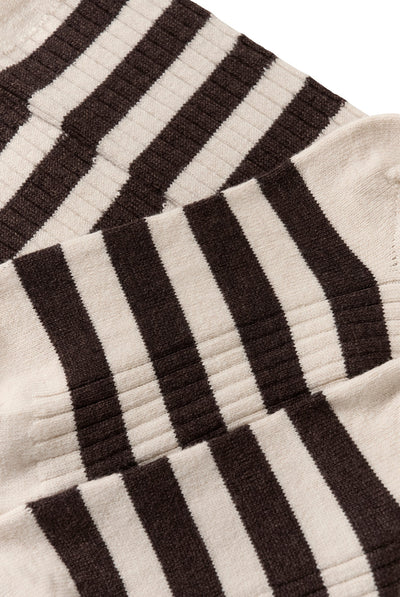 DorinPW Socks Brown Stripe - 305310 - 30311025 Thumbnail