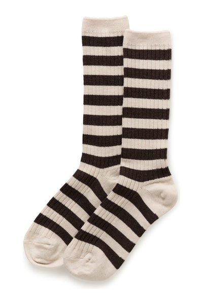 DorinPW Socks Brown Stripe - 305310 - 30311025 Thumbnail