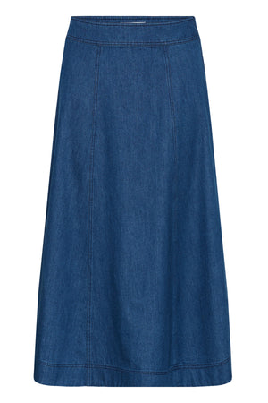 RachidaPW Skirt Medium Dark Blue Denim - 30015 - 30311056