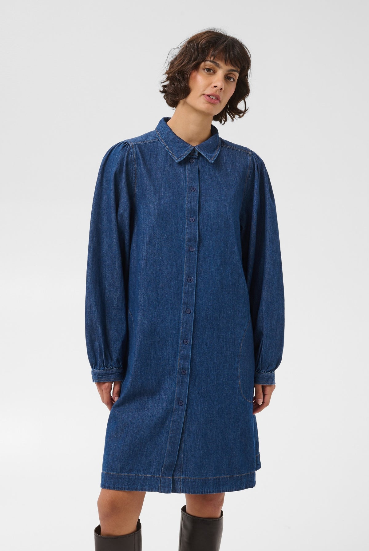 EleinanPW Dress Medium Dark Blue Denim - 30015 - 30311132