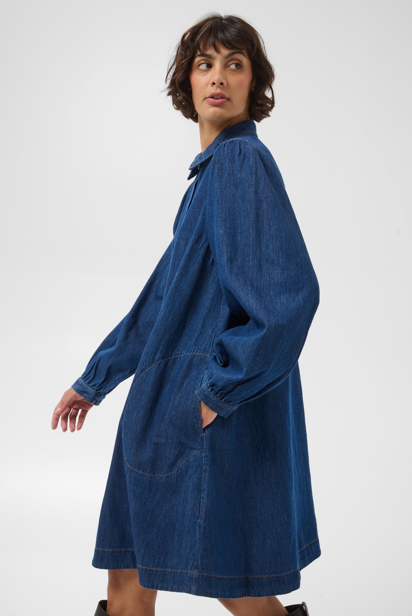 EleinanPW Dress Medium Dark Blue Denim - 30015 - 30311132