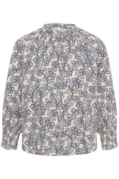 AlmeriPW shirt Dark Navy Leaf Print 2 - 30562 - 30311163 Thumbnail