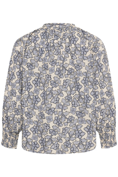 AlmeriPW shirt Dark Navy Leaf Print 2 - 30562 - 30311163 Thumbnail