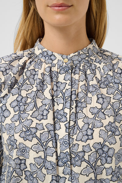 AlmeriPW shirt Dark Navy Leaf Print 2 - 30562 - 30311163 Thumbnail