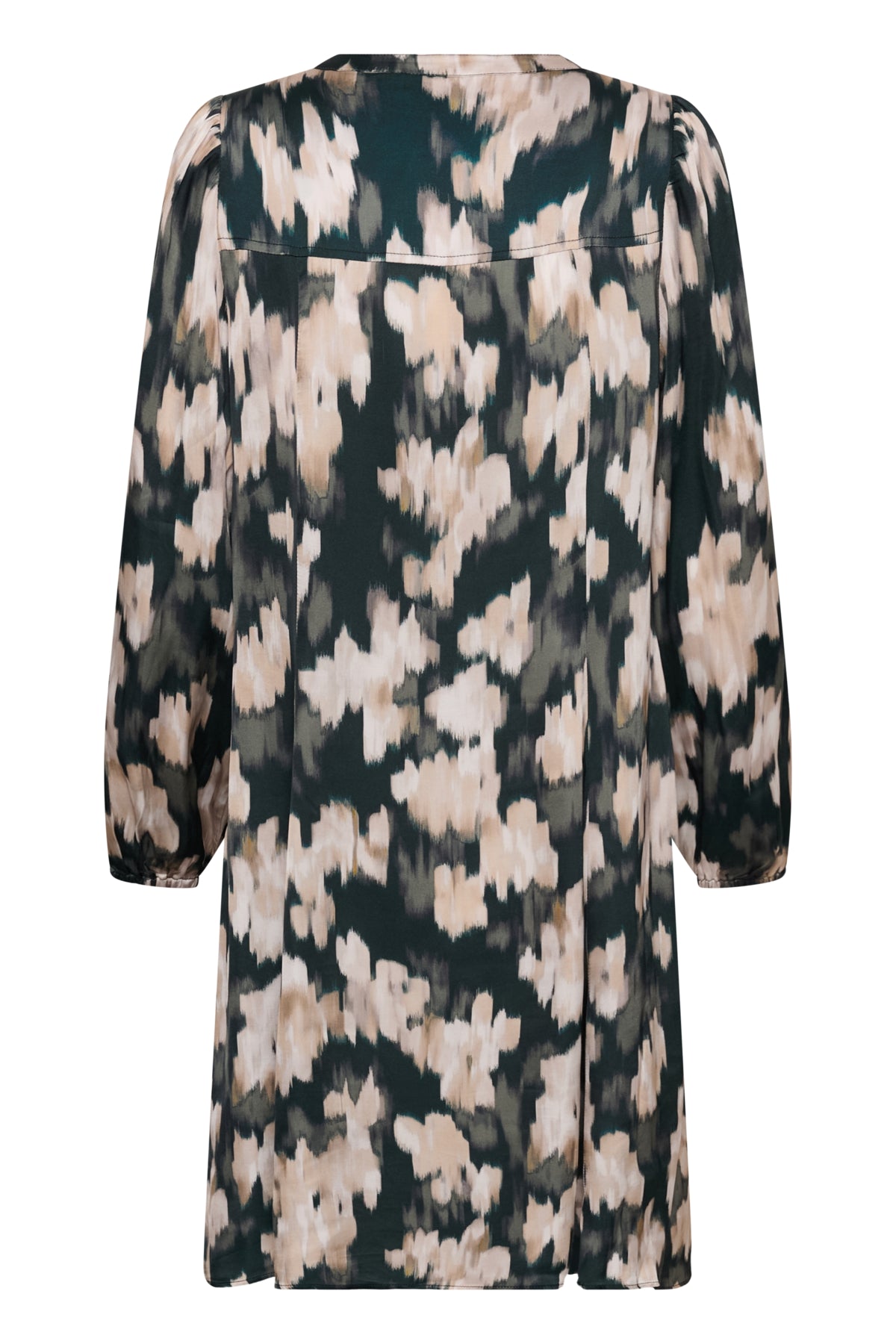 BotellesPW Dress Green Blurred Flower Print - 3 - 30311167