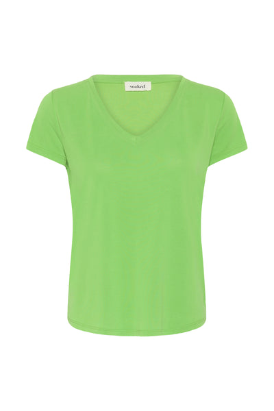 SLColumbine V-neck SS Vibrant Green - 166339 - 30404284 Thumbnail