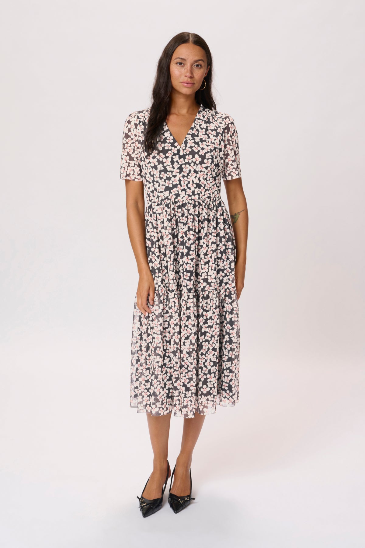 SLAldora Dress Night Sky Flower Print - 30404666