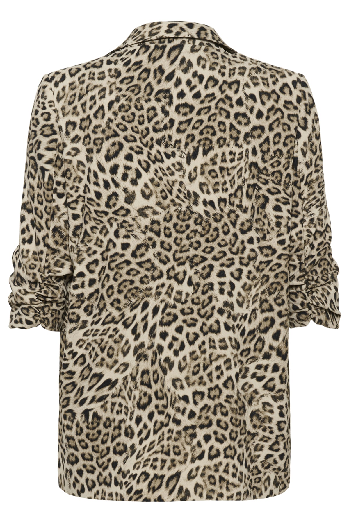 SLShirley Printed Blazer Brown Leopard Print - 30405041