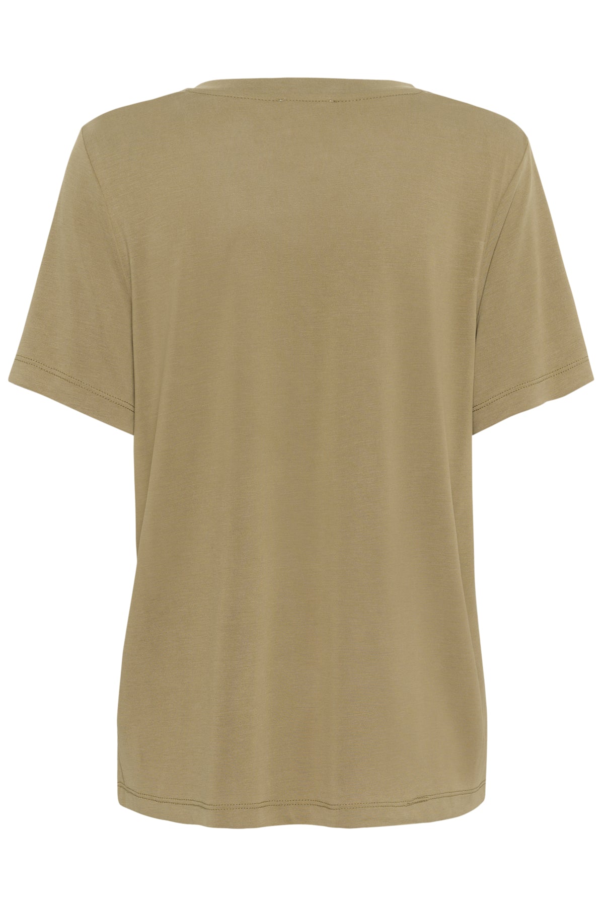 SLColumbine Loose Fit V-Neck S Elmwood - 30406588
