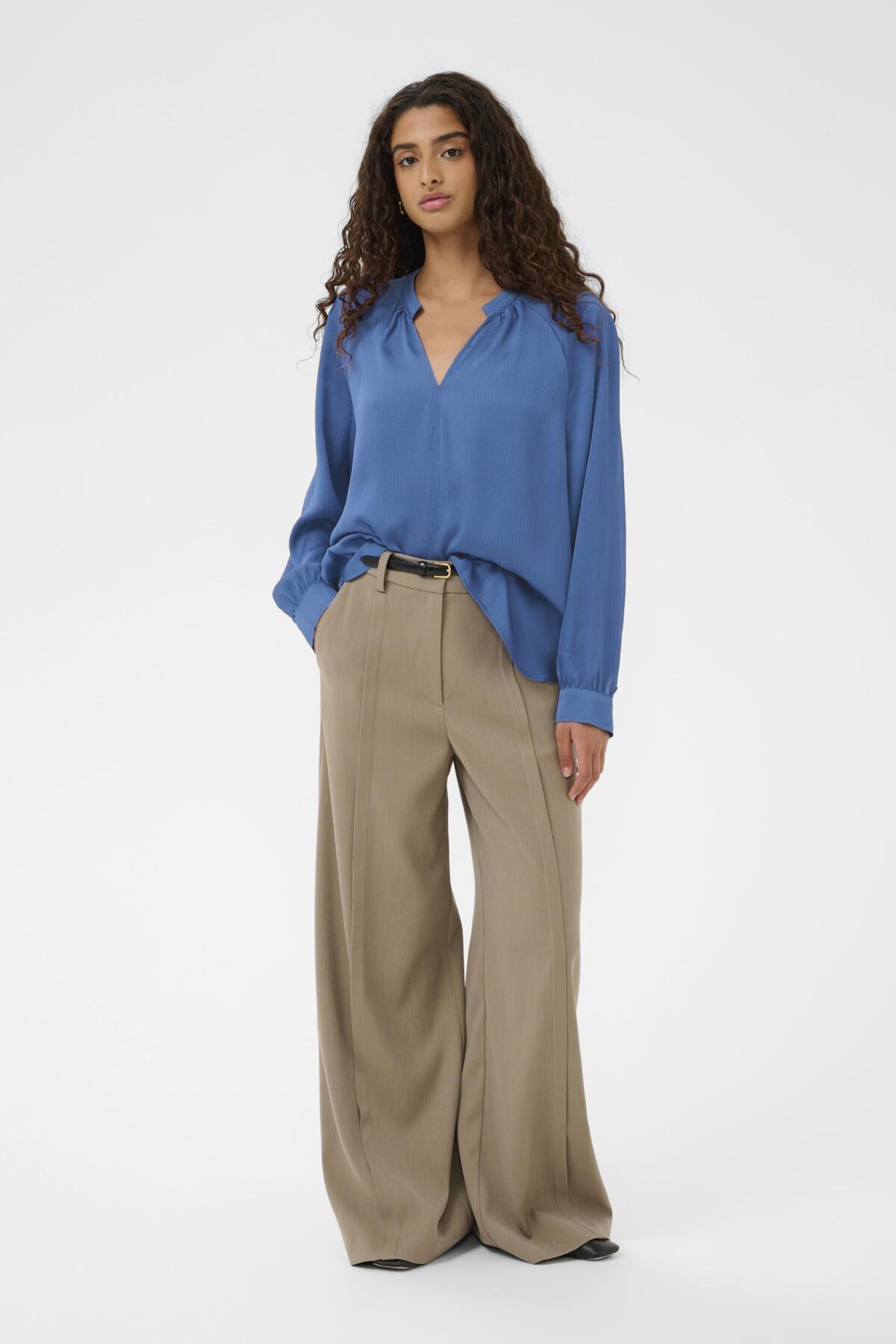 SLIoana Blouse LS Nouvean Navy - 194054 - 30407197