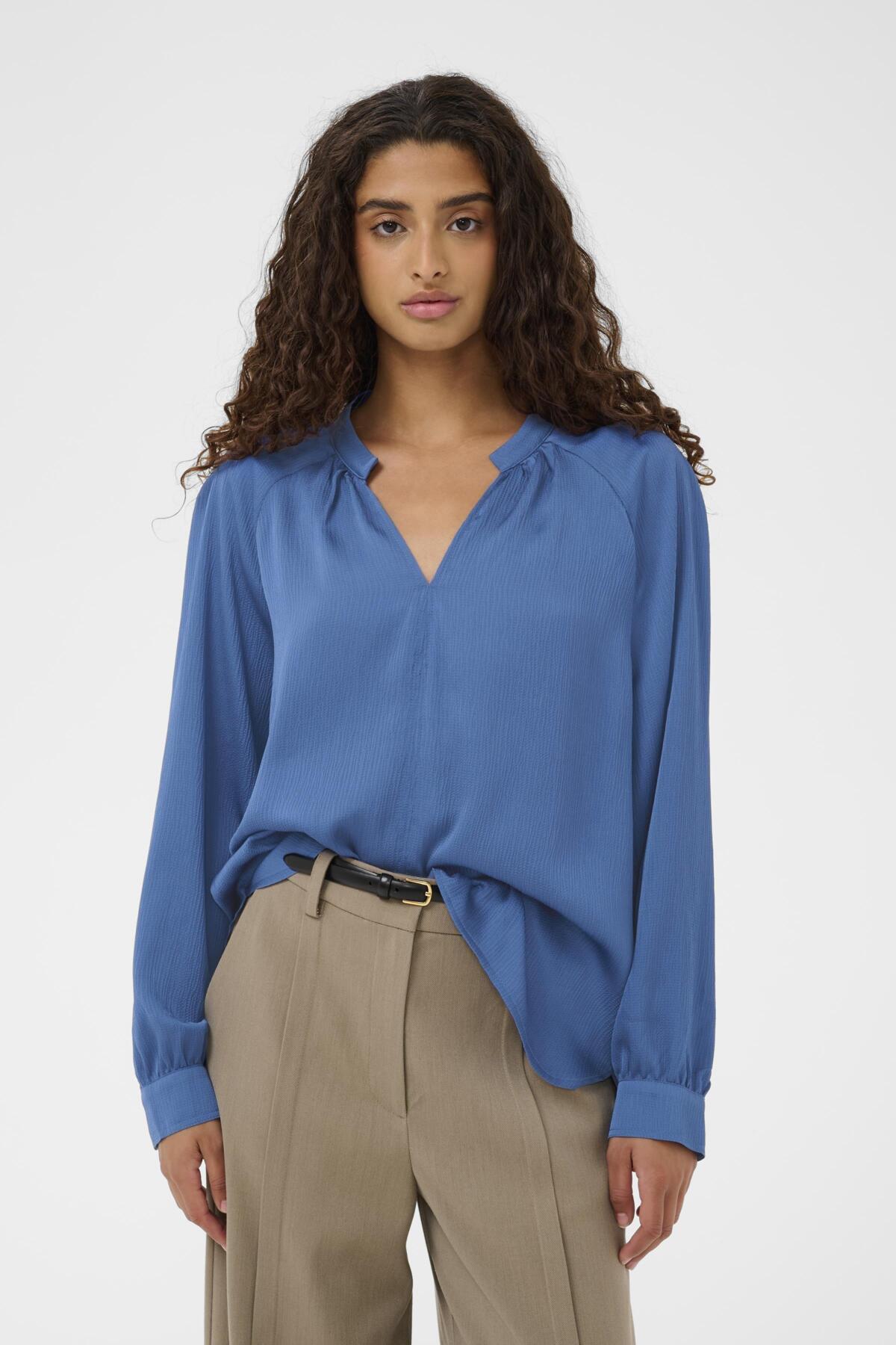 SLIoana Blouse LS Nouvean Navy - 194054 - 30407197
