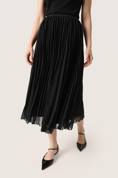 SLEvelina Pliss‚ Skirt Black - 194008 - 30408017 Thumbnail