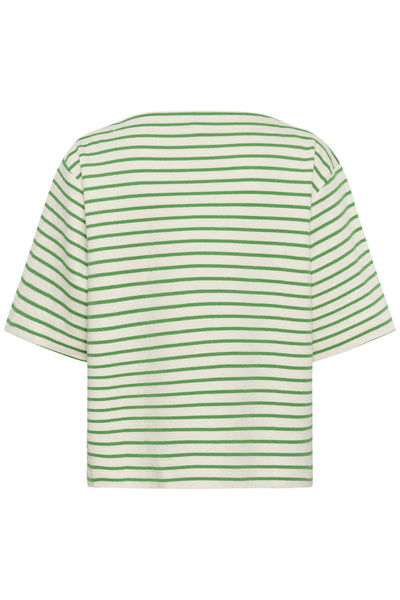 SLIngina Sweatshirt White and Green Stripe - 30468 - 30408068 Thumbnail