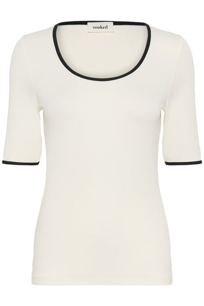SLNaida Tee Broken White - 111001 - 30408151 Thumbnail