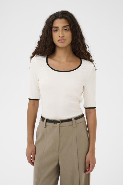SLNaida Tee Broken White - 111001 - 30408151 Thumbnail