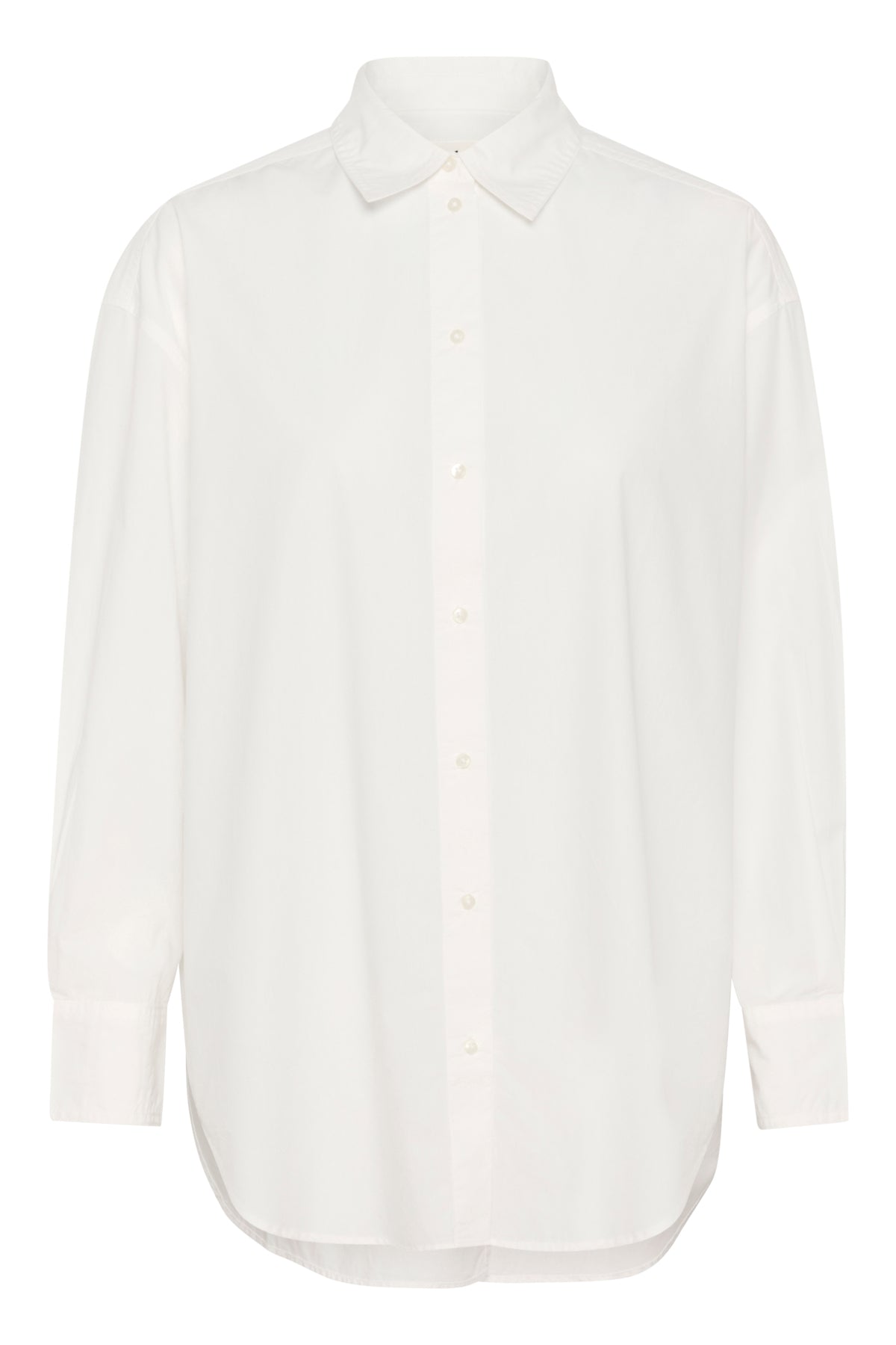 SLJani Poplin Shirt LS Broken White - 30408178