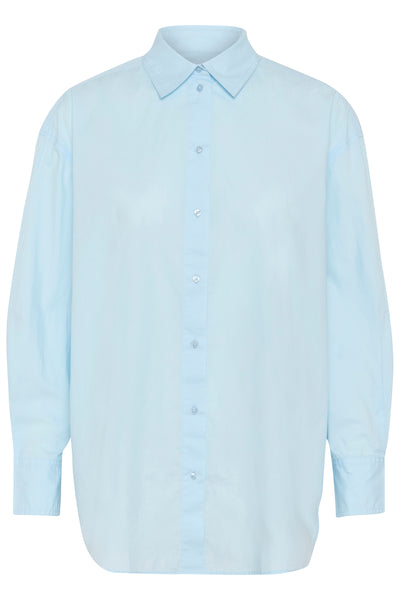 SLJani Poplin Shirt LS Nantucket Breeze - 30408178 Thumbnail