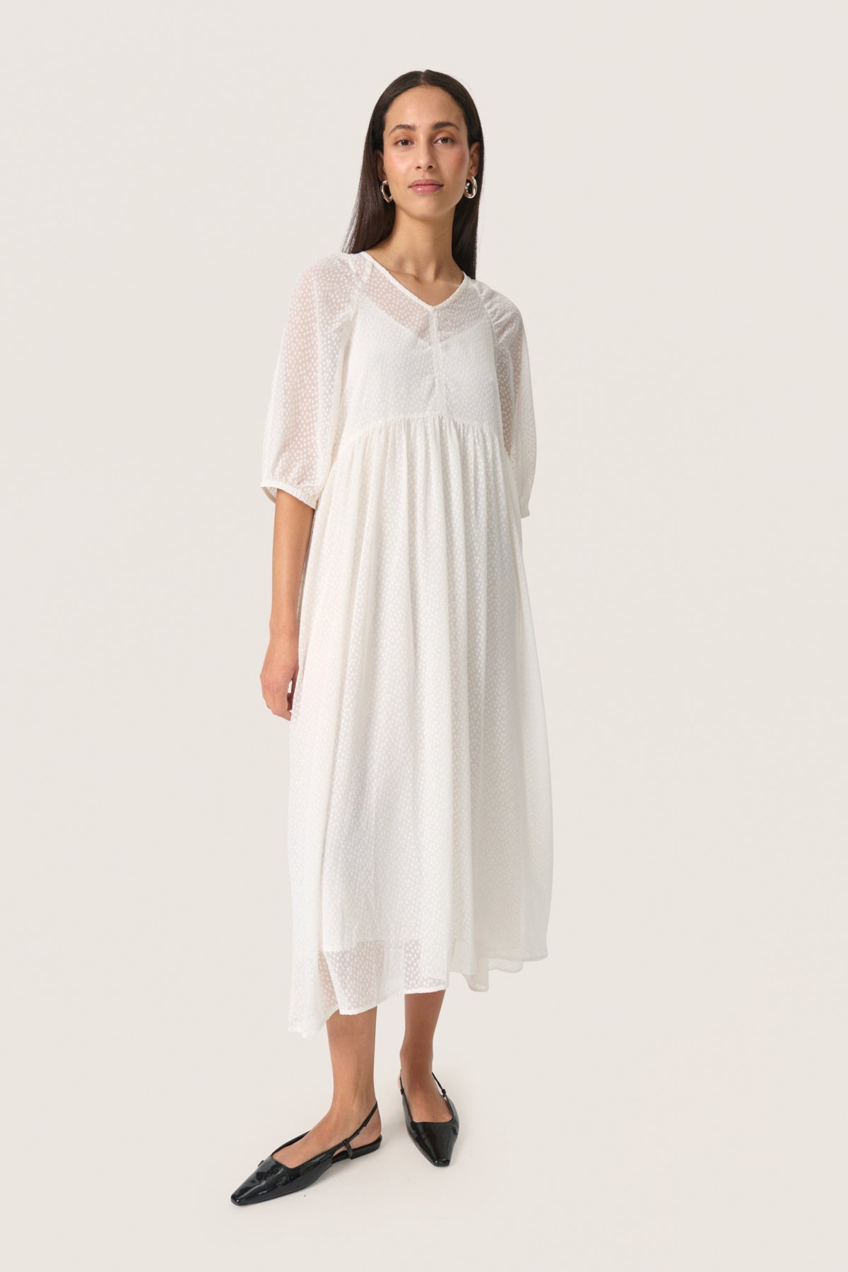 SLCammelie Maxi Dress Whisper White