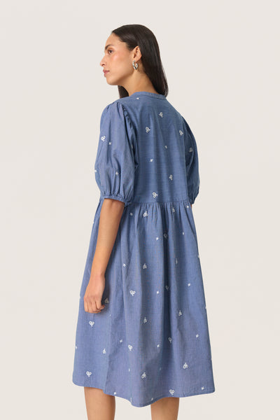 SLElly Josie Dress Medium Blue Denim - 30408247 Thumbnail