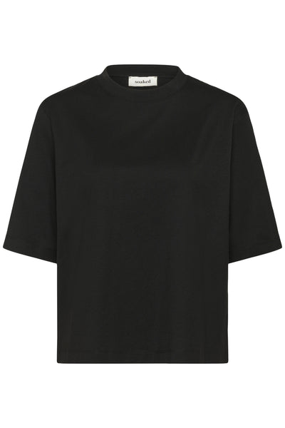 SLJina Basic Tee Black - 30408305 Thumbnail