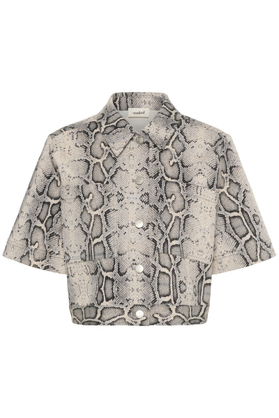 SLSandja Overshirt SS Grey Snake Print - 30408331 Thumbnail