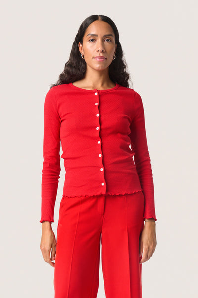 SLVenola Cardigan Salsa - 30408346 Thumbnail