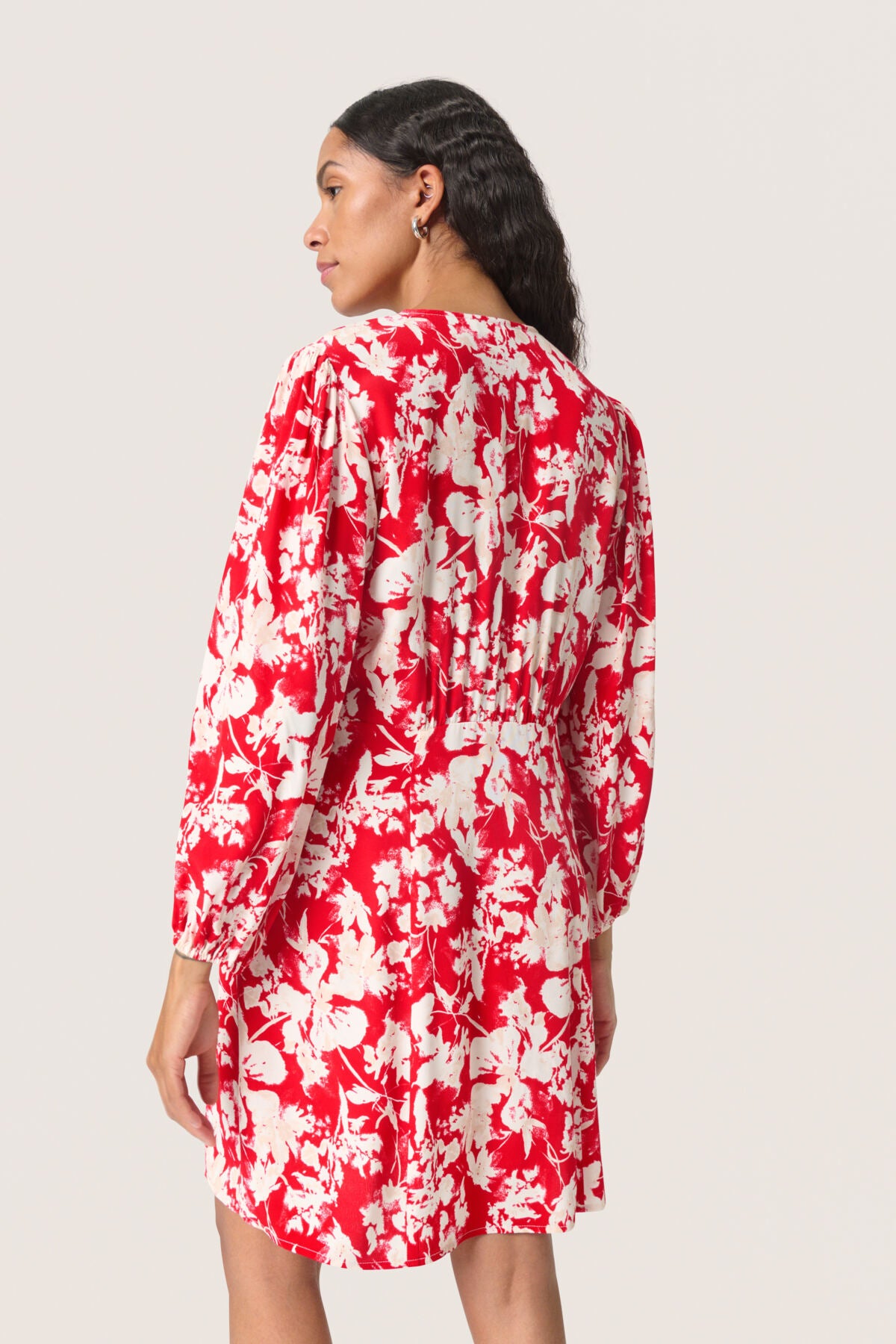 SLOline Printed Dress LS Salsa Flower Print - 30408367