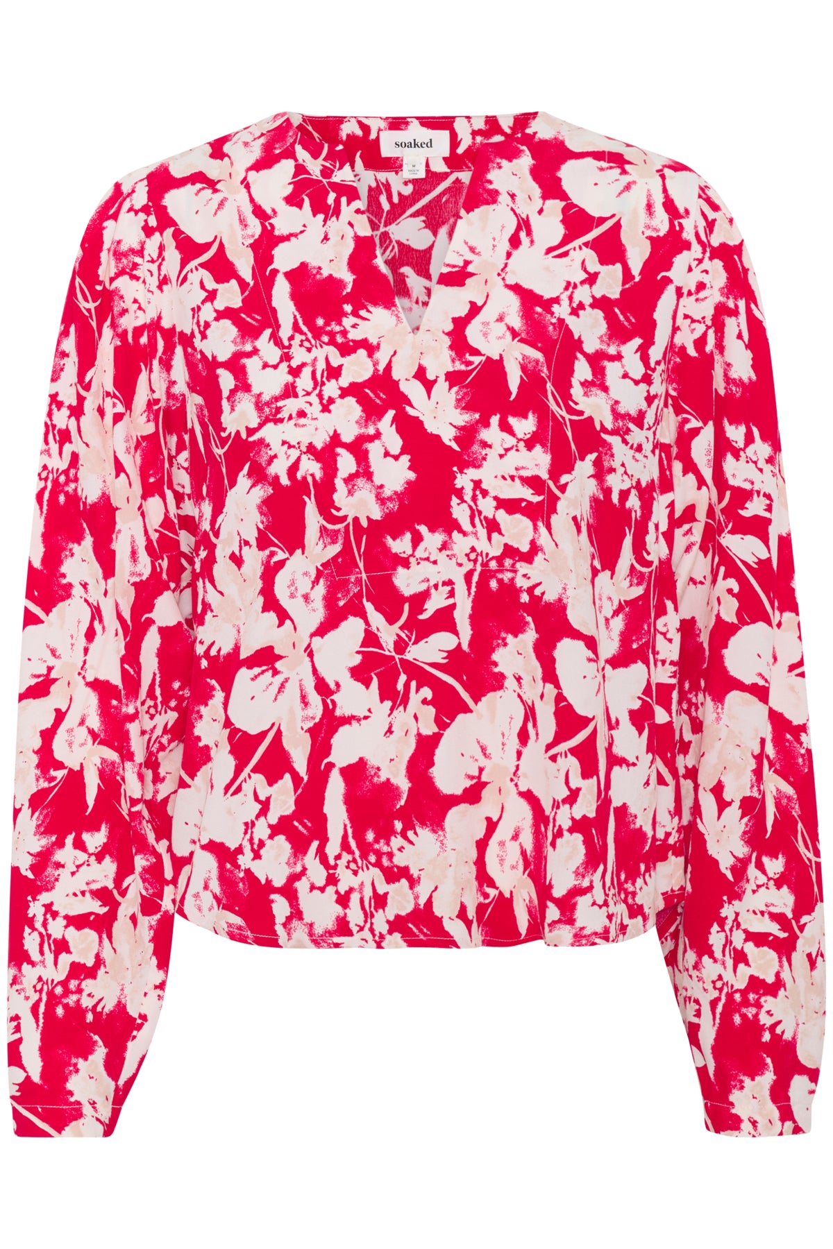 SLOline Printed Blouse LS Salsa Flower Print - 30408368