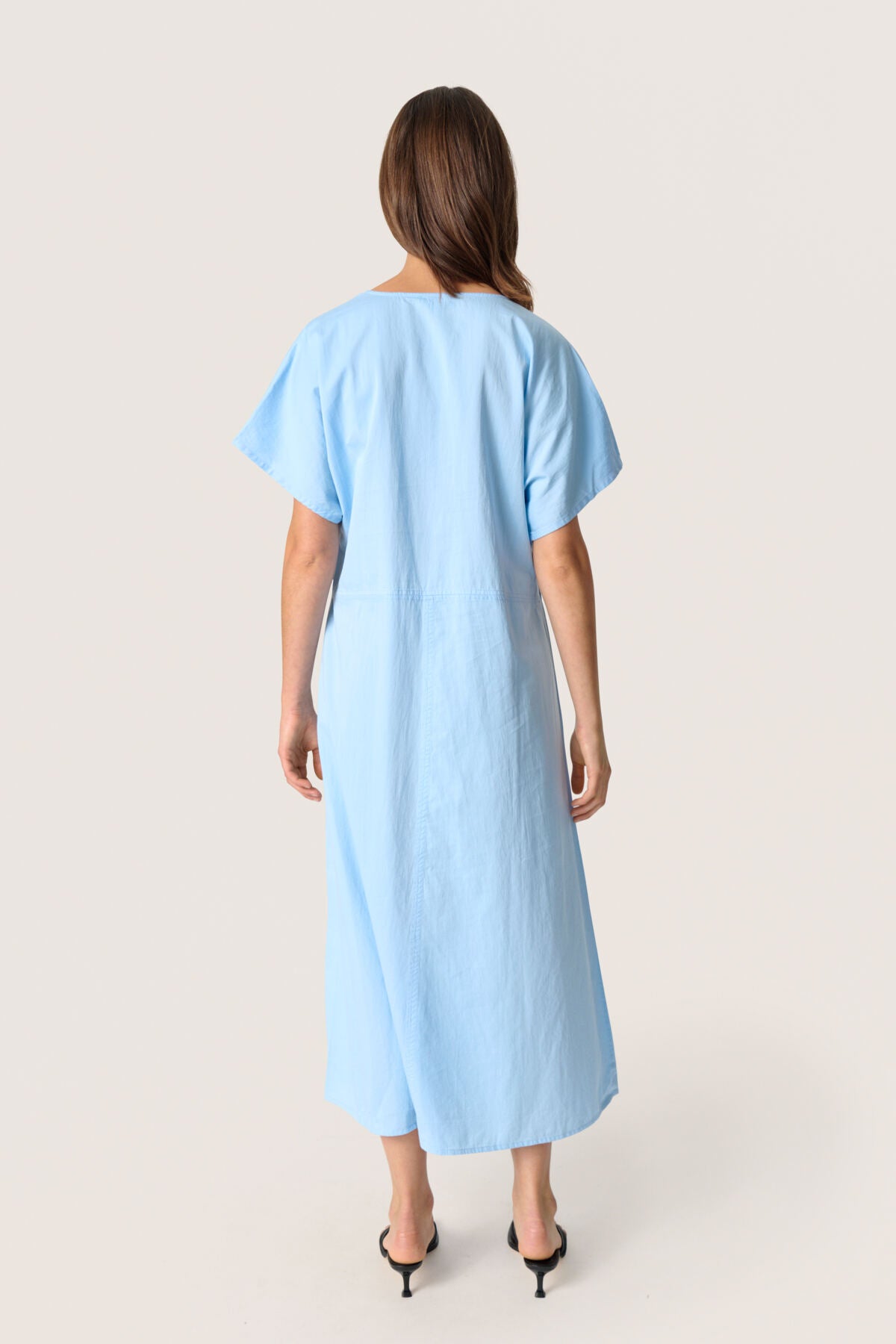 SLBamone Flared Dress Vista Blue - 30408384