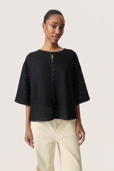 SLLupina Cardigan Black Thumbnail