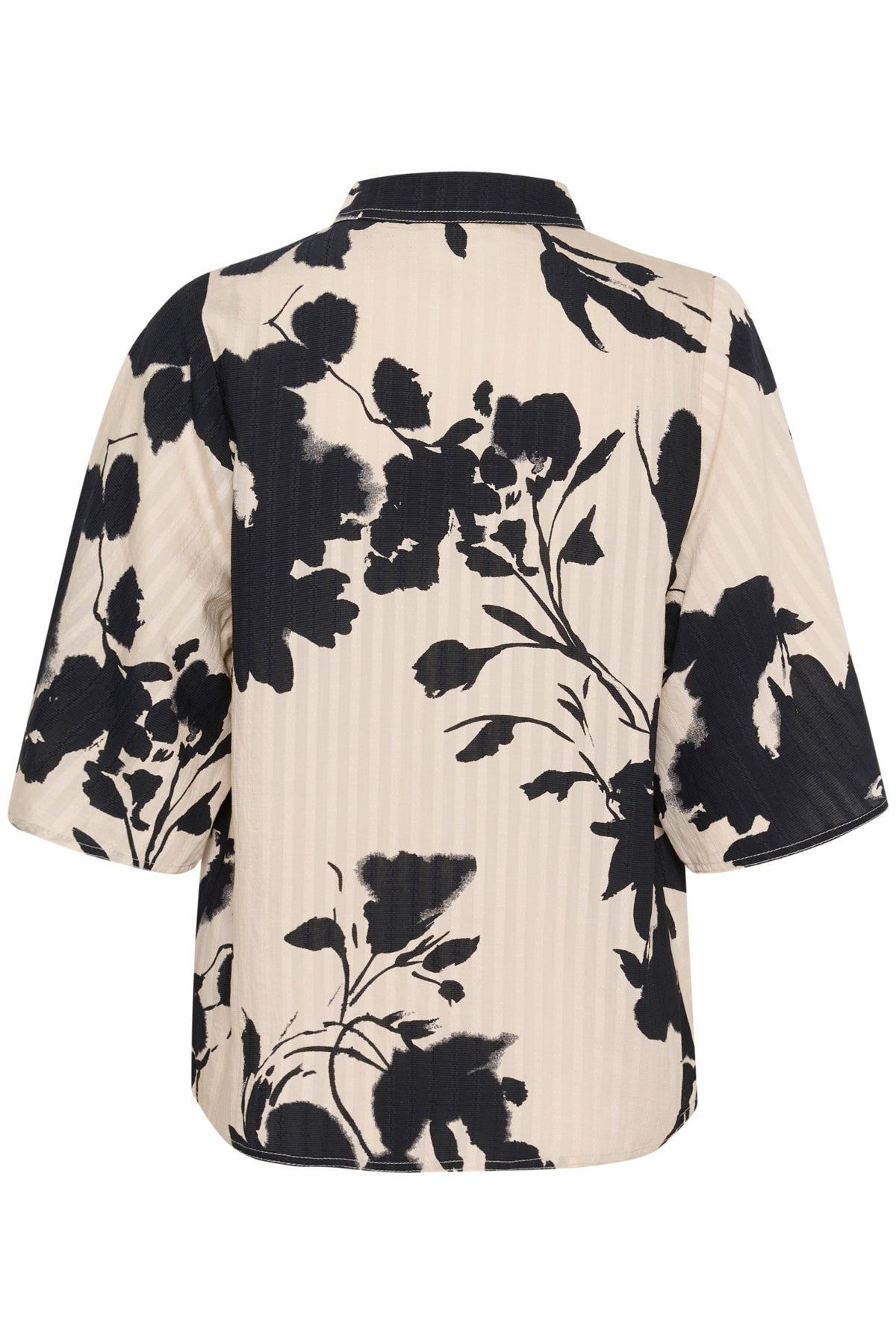 SLDaria Hela Shirt SS Oatmeal Duotone Flower