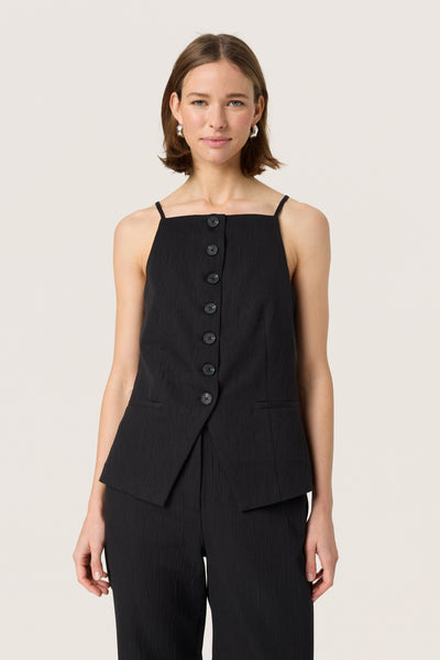 SLKaylie Waistcoat Black - 30408440 Thumbnail