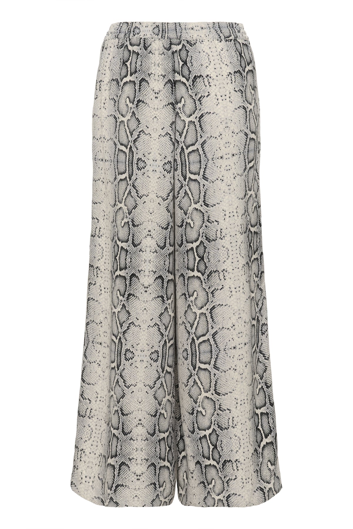 SLShirley Wide Printed Pants Grey Snake Print - 30408449