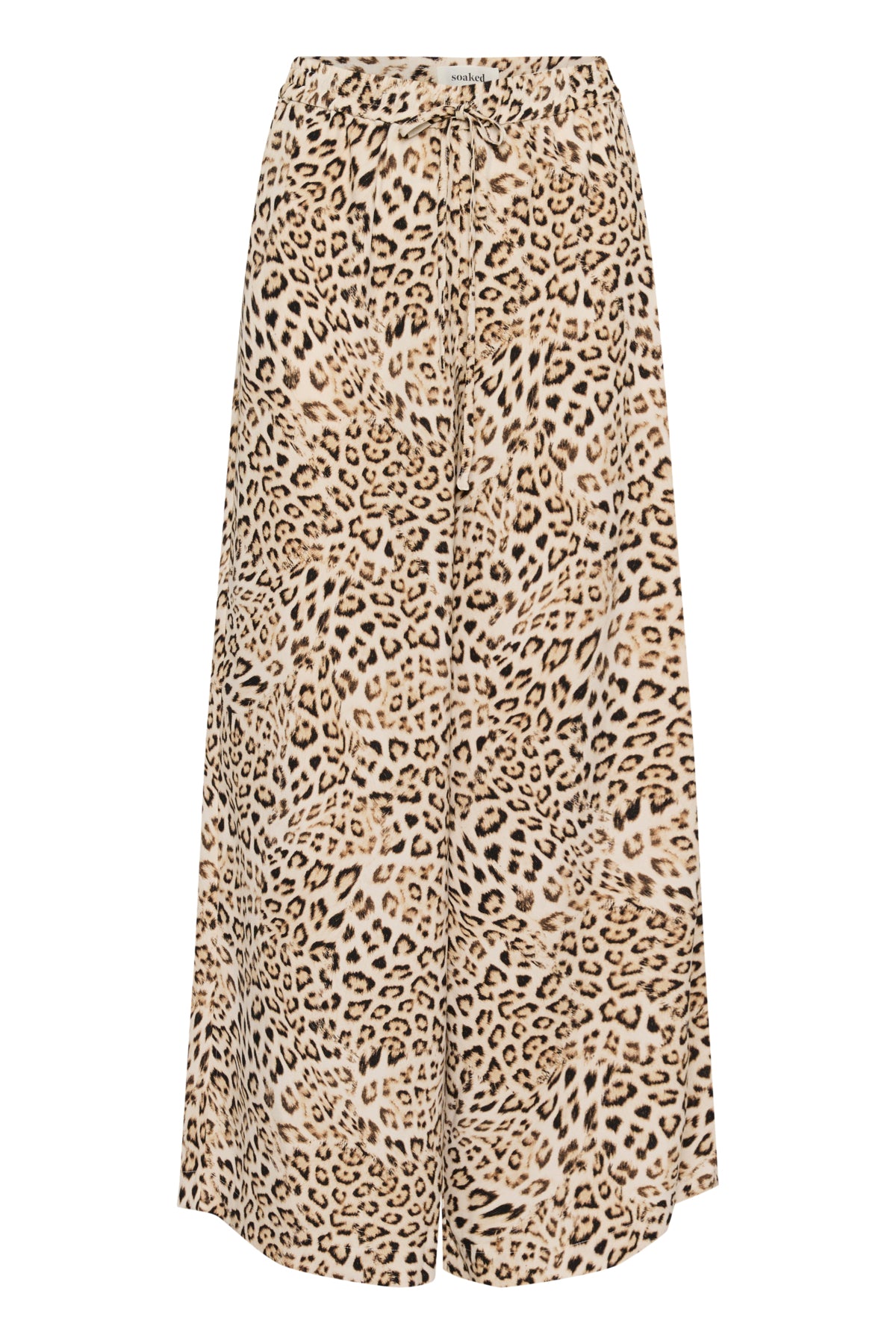 SLShirley Wide Printed Pants Leopard Print - 30408449