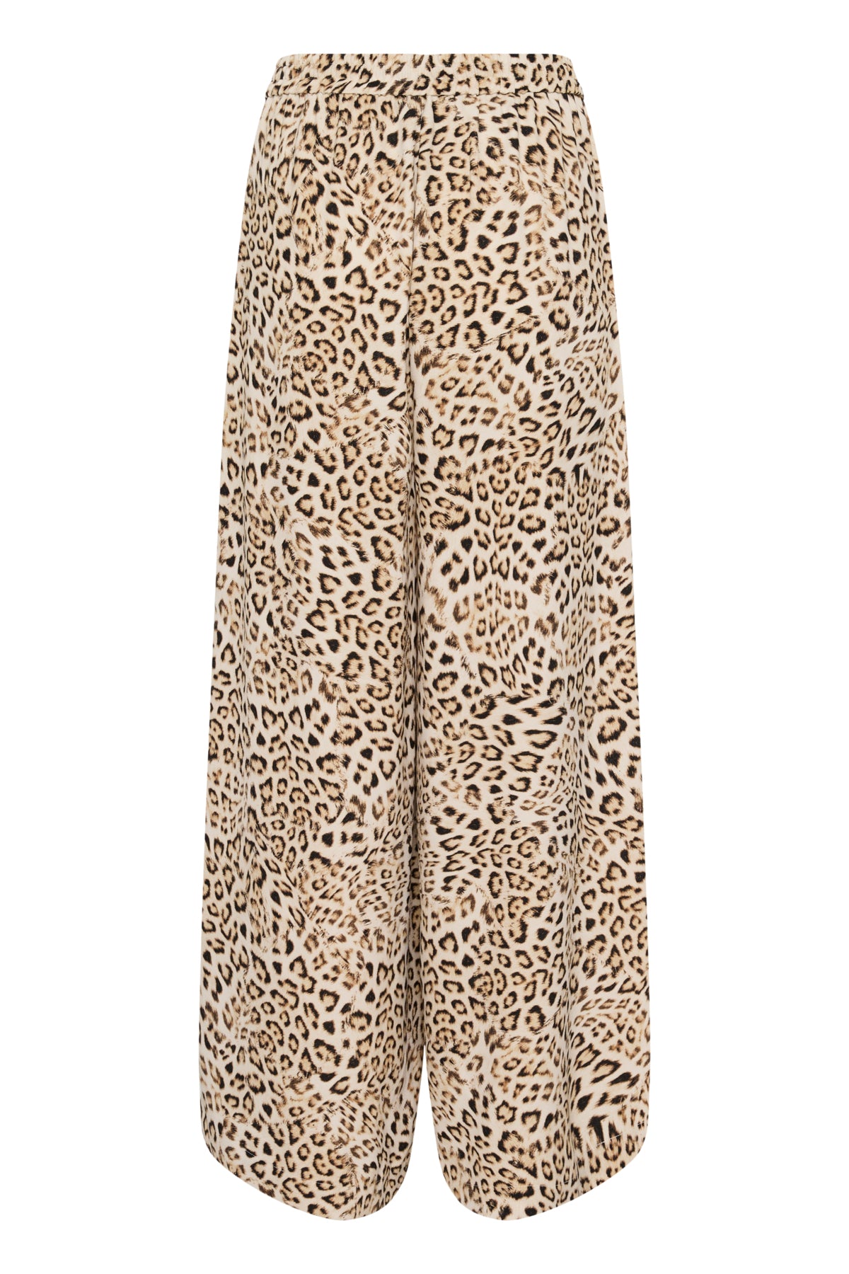SLShirley Wide Printed Pants Leopard Print - 30408449