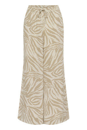 SLShirley Wide Printed Pants White Pepper Animal - 304717 - 30408449