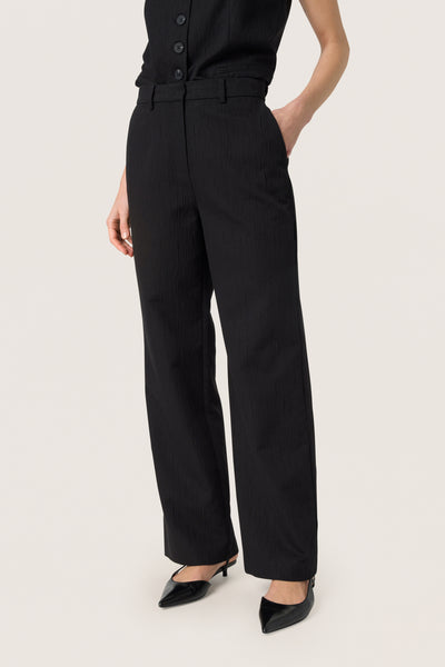 SLKaylie Pants Black - 30408450 Thumbnail