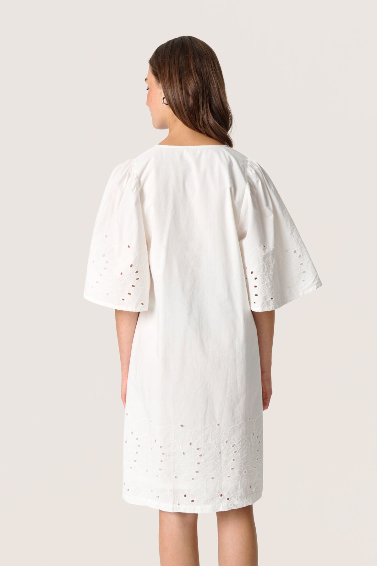 SLManja Dress SS Broken White - 30408459