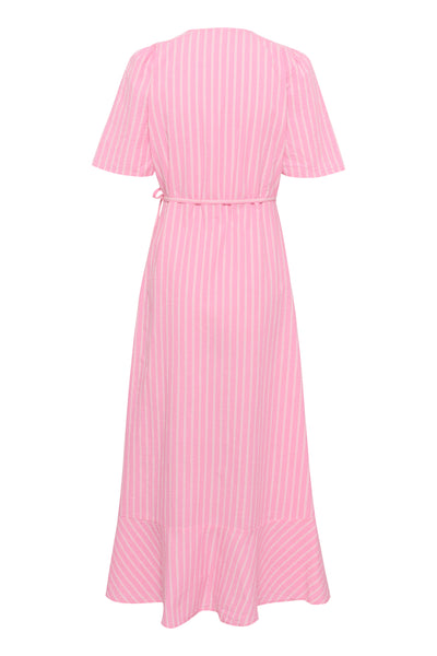 SLAnvitte Karven Dress SS Rosebloom with White Stripe - 30408461 Thumbnail