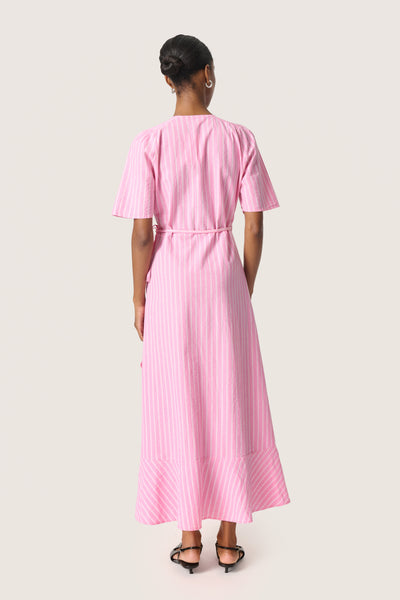 SLAnvitte Karven Dress SS Rosebloom with White Stripe - 30408461 Thumbnail