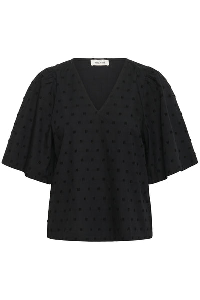 SLSunela Felisia top SS Black - 30408477 Thumbnail