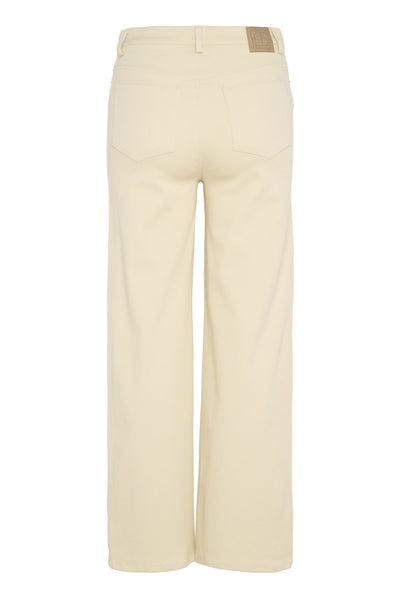 SLSandja Plain Vanesa Pants Sandshell - 30408533 Thumbnail